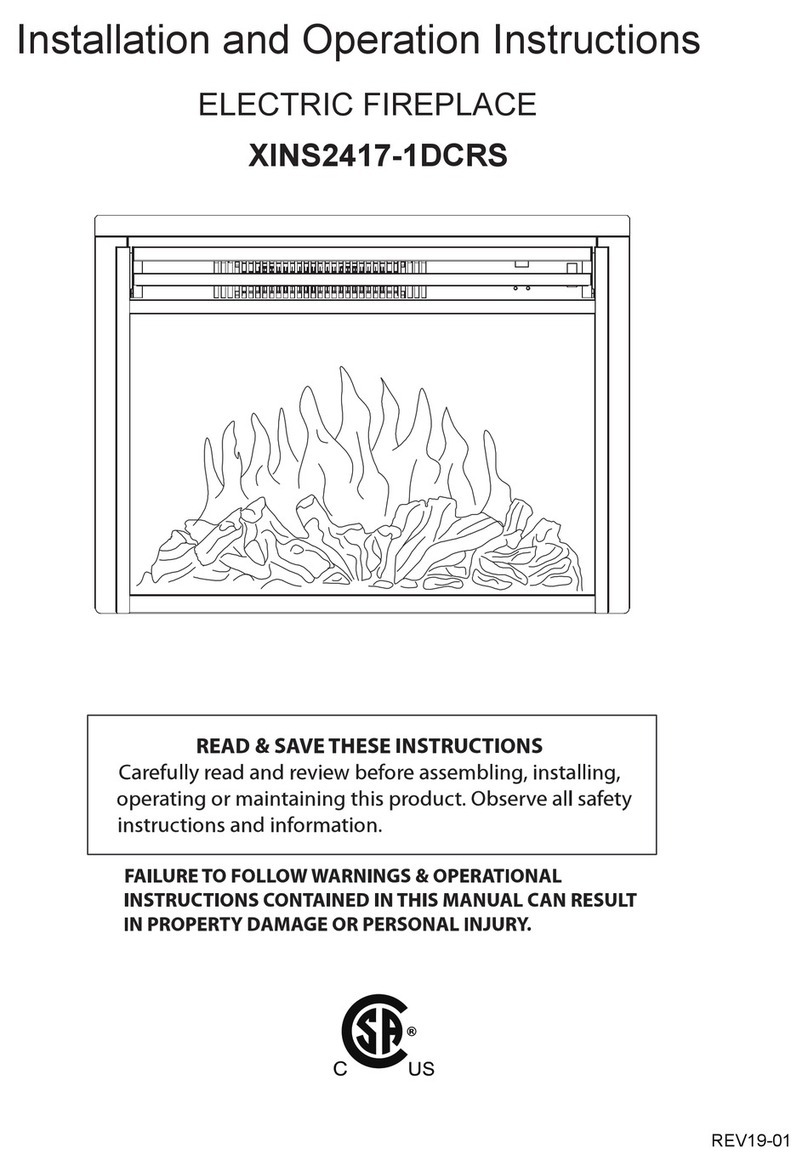 Hanover XINS2417-1DCRS Installation and operation instructions