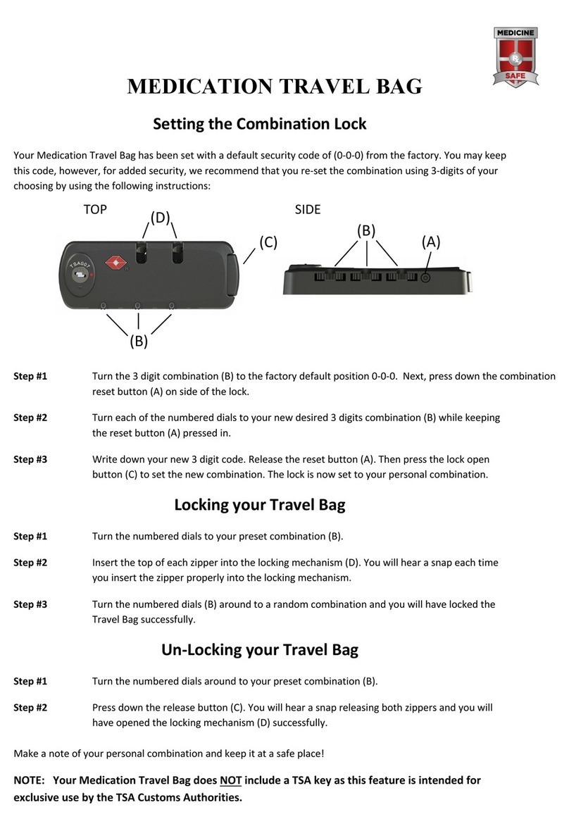 Medicine Safe MTB-1 quick start guide