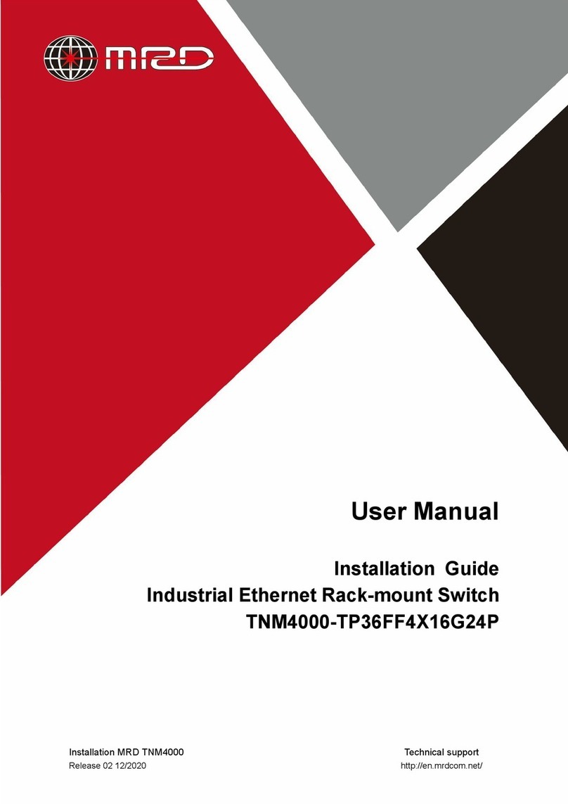 MRD TNM4000-TP36FF4X16G24P user manual MRD TNM4000-TP36FF4X16G24P user manual