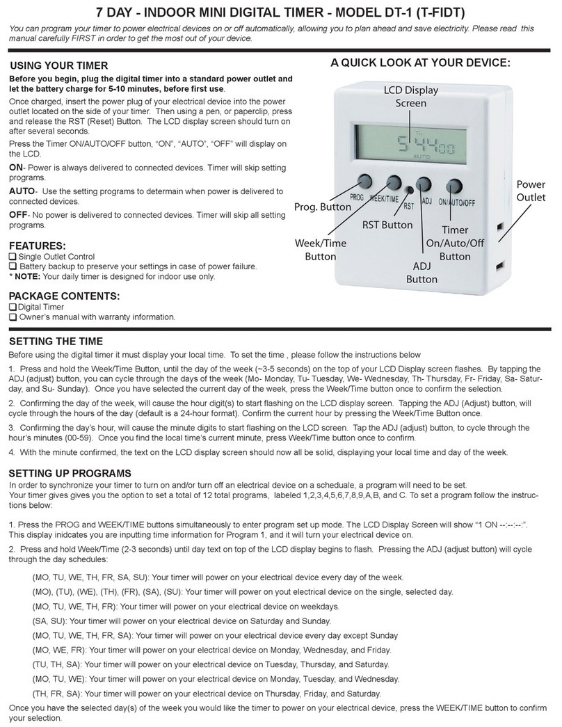 Corona Lighting DT-1 quick start guide