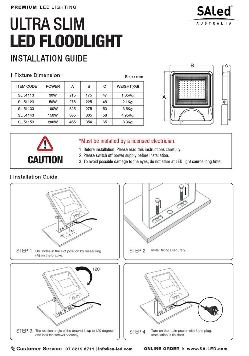 SAled Australia SL 51113 installation guide