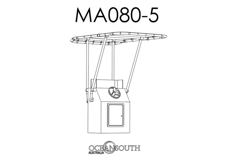 OCEANSOUTH MA080-5 Assembly and installation instructions OCEANSOUTH MA080-5 Assembly and installation instructions