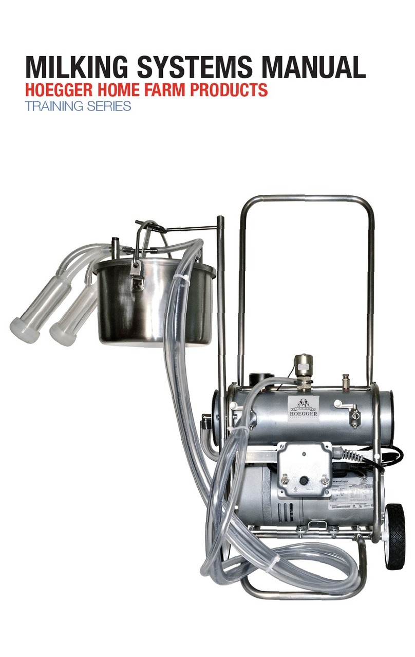 Hoegger Home Farm Products Milking System Training Series manual