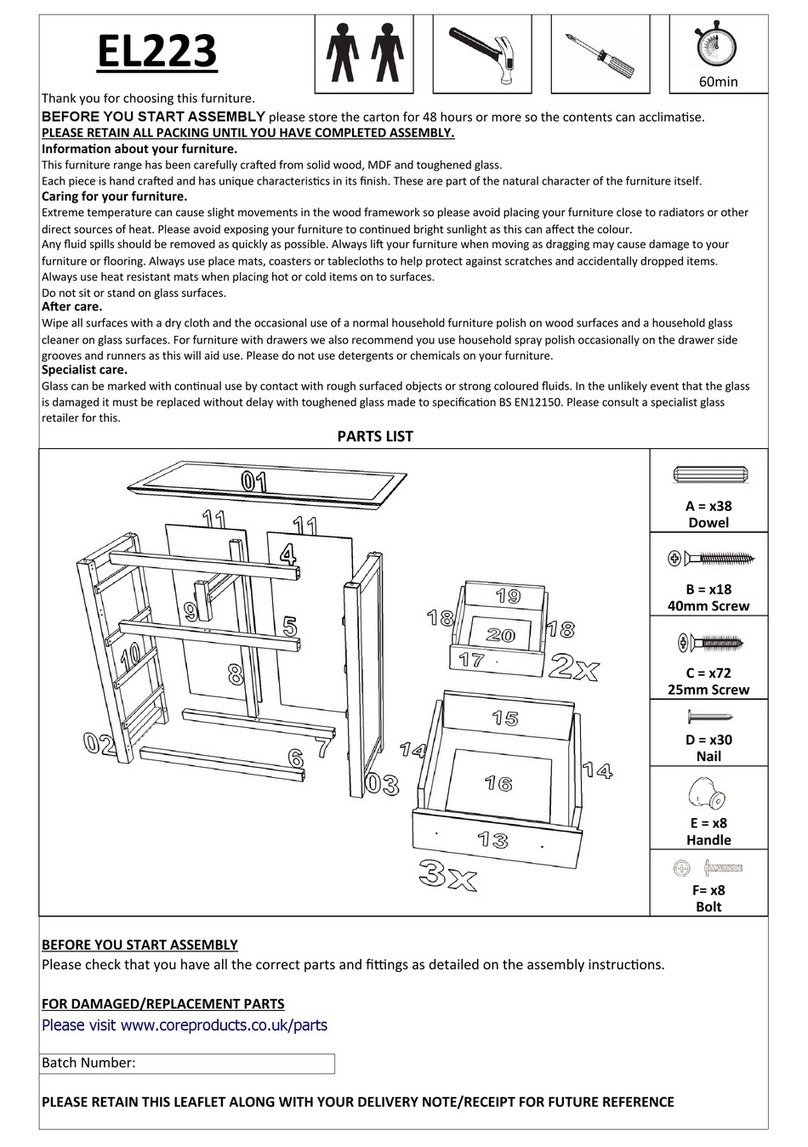 Core Products Elgin EL223 User manual Core Products Elgin EL223 User manual