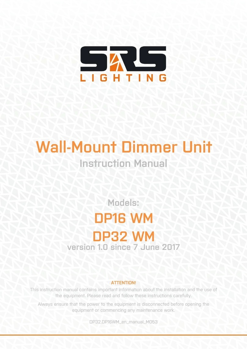 plasa SRS Lighting DP16 WM instruction manual