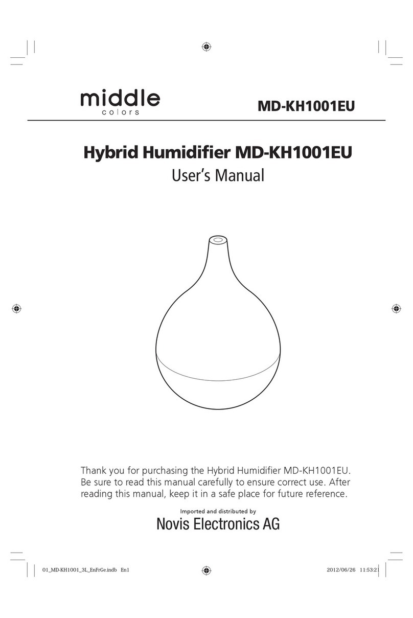 middle colors MD-KH1001EU user manual
