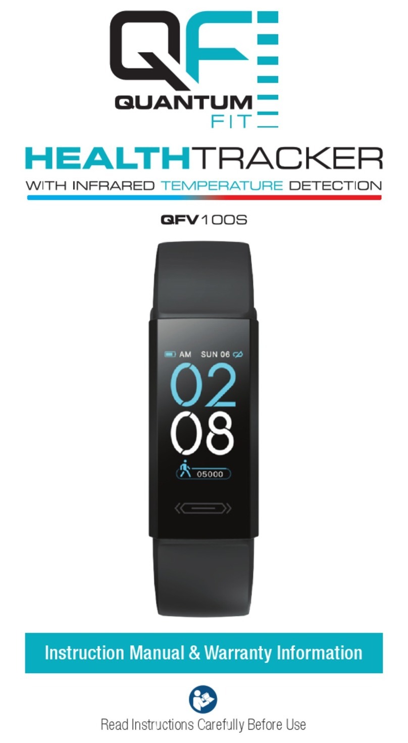 Quantum Fit QFV 100S Instruction manual &  warranty information