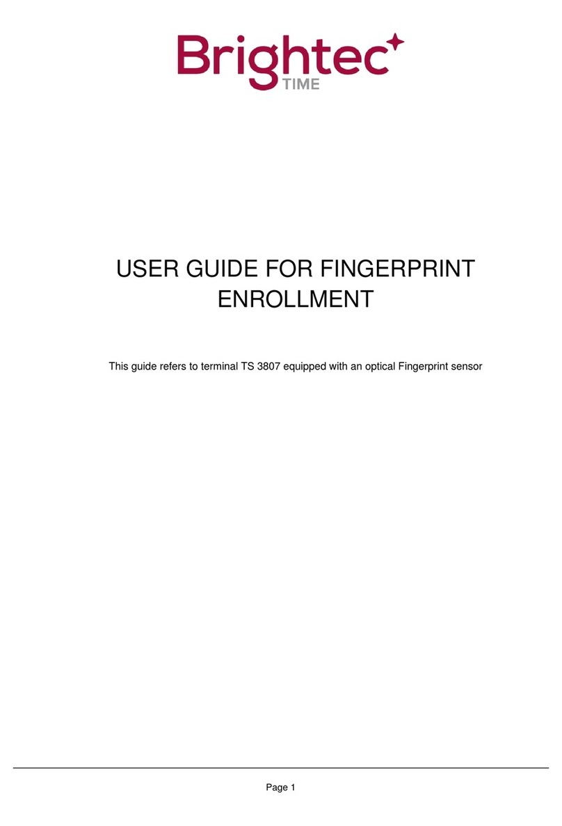 Brightec Time TS 3807 User manual