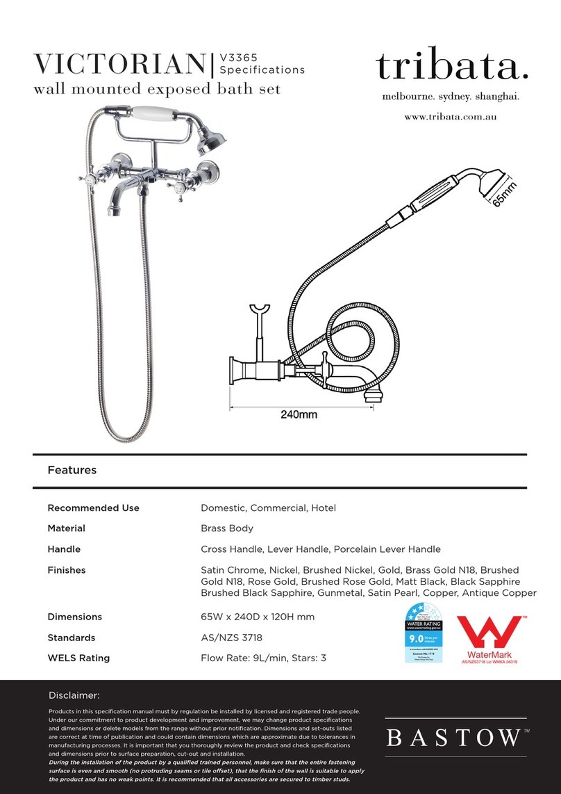 Bastow Victorian V3365 quick start guide