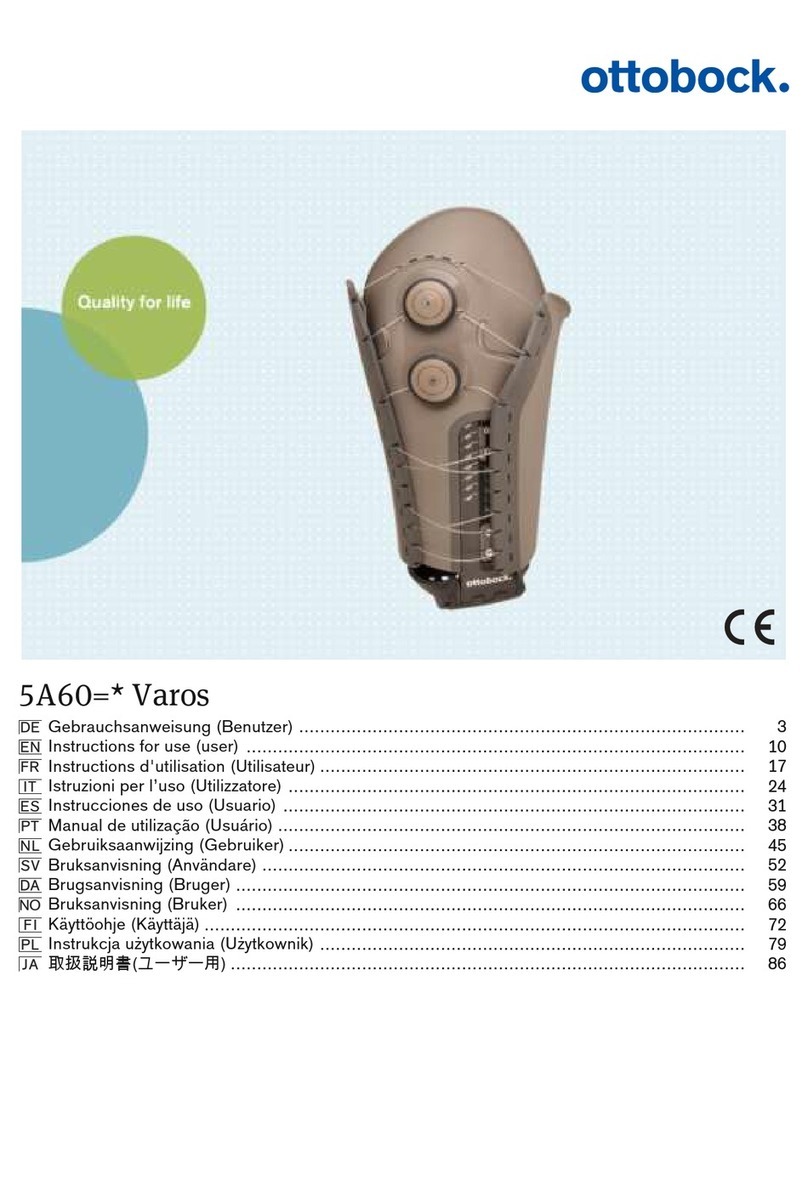 Otto Bock Varos 5A60 Series User manual