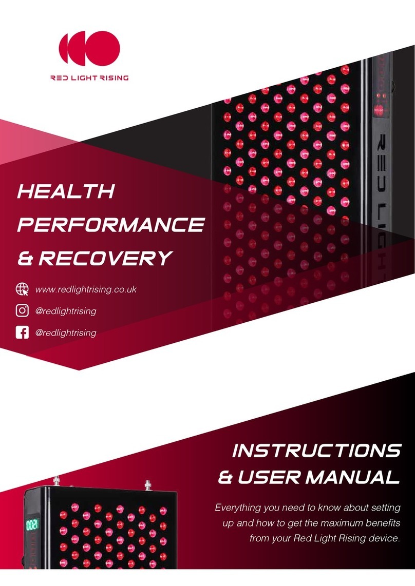 RED LIGHT RISING Advantage Series Instructions & user's manual