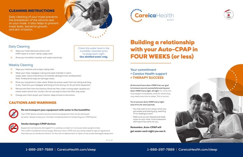 CareicaHealth Auto-CPAP quick start guide CareicaHealth Auto-CPAP quick start guide