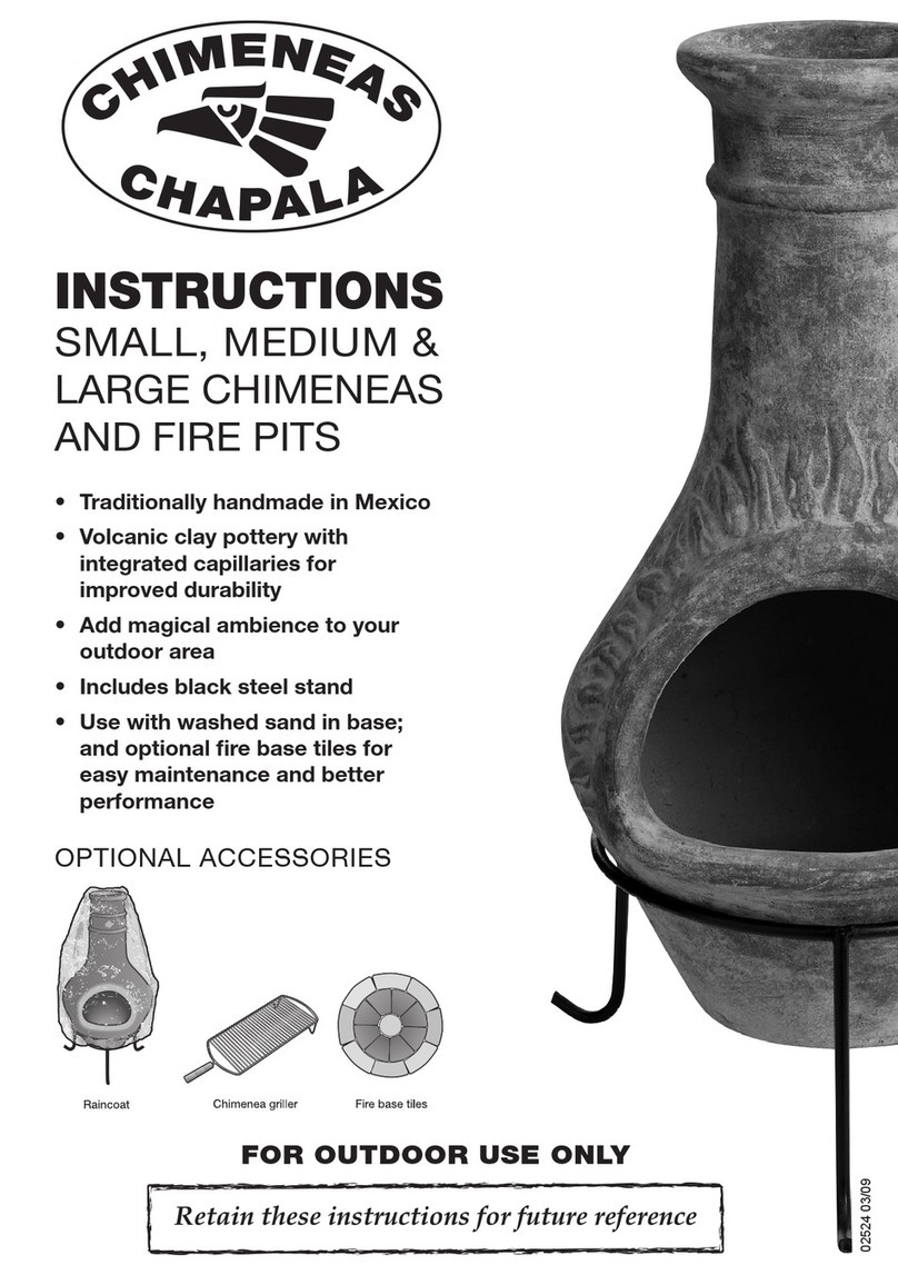 CHAPALA CHIMENEAS Firepit instructions