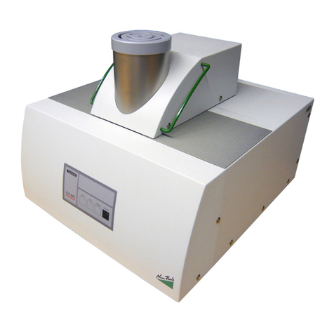 NETZSCH LFA 447 Nanoflash operating instructions