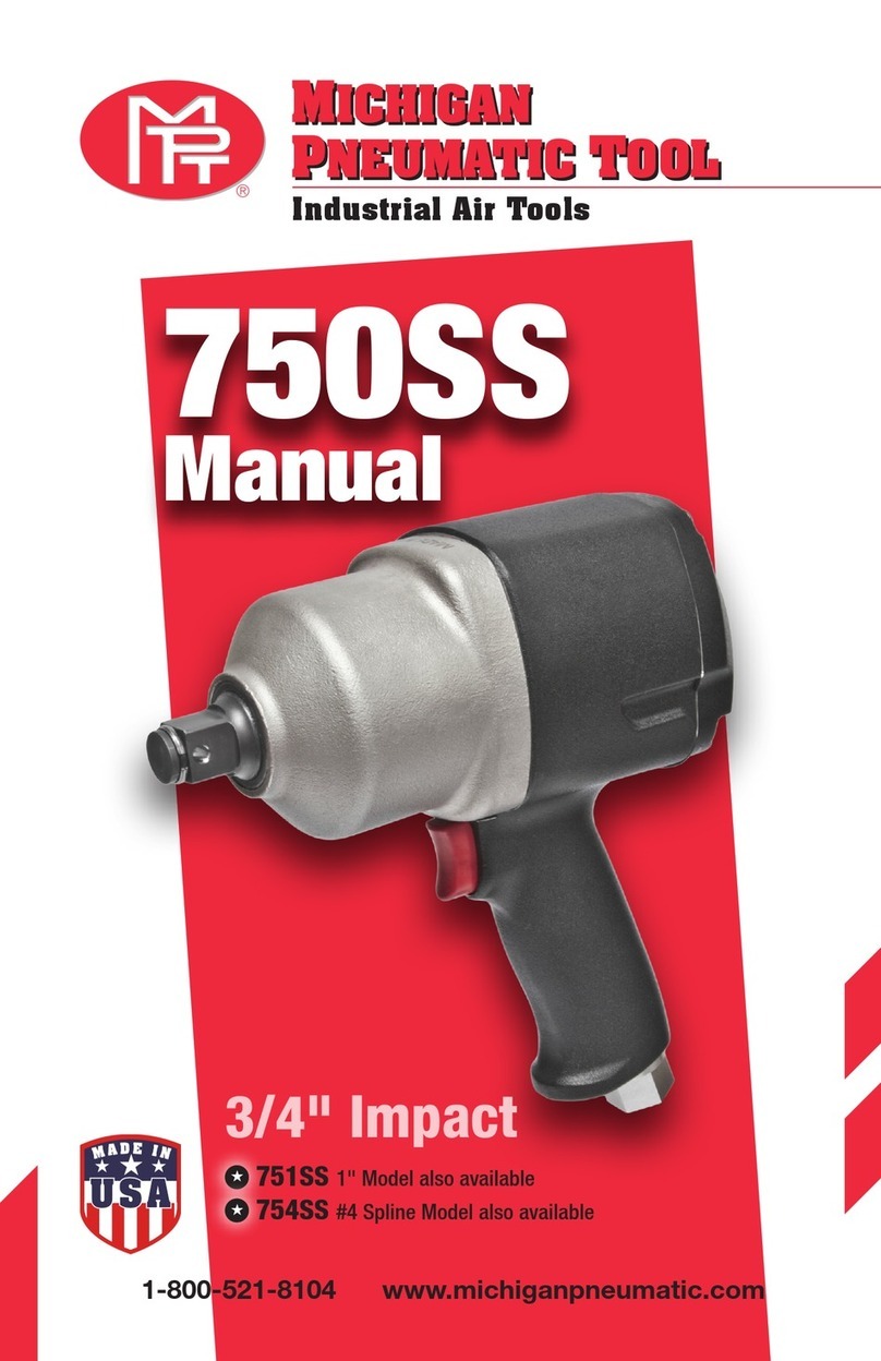 Michigan Pneumatic Tool 750SS Series manual
