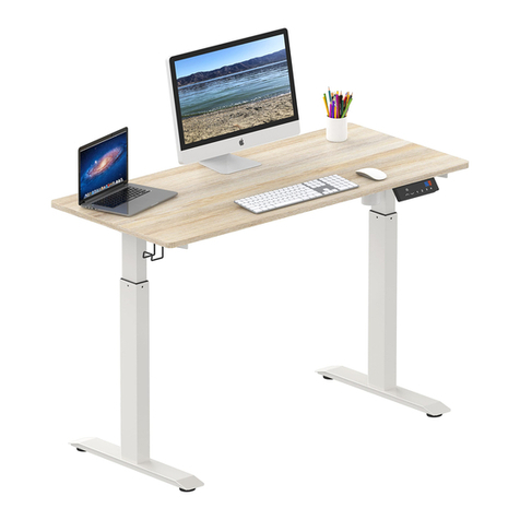 SHW ELECTRIC HEIGHT ADJUSTABLE DESK Assembly instructions