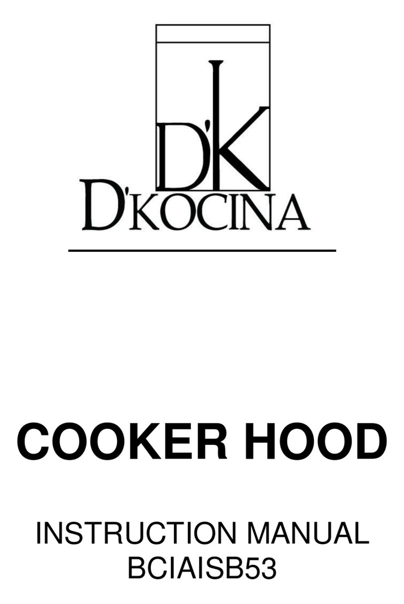D'KOCINA BCIAISB53 instruction manual