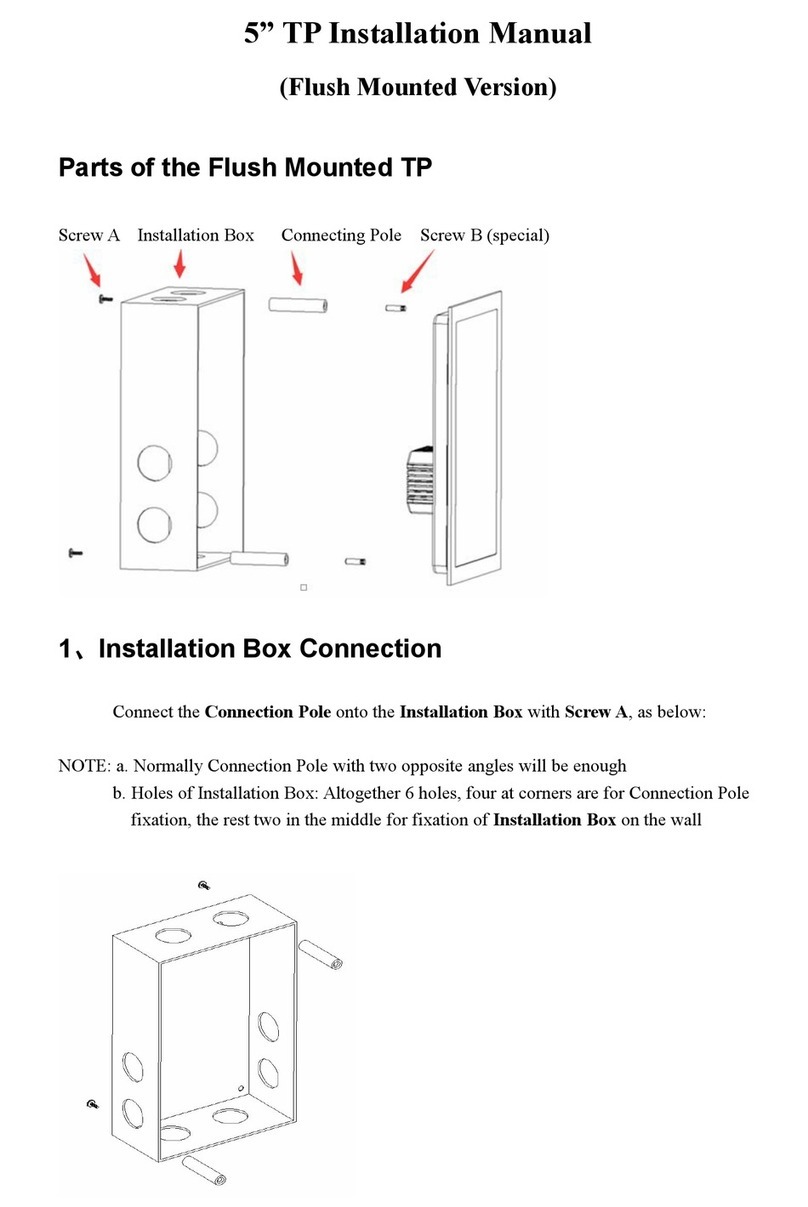 Guangzhou Video-Star Intelligent CHTF-05/01.2.22 installation manual