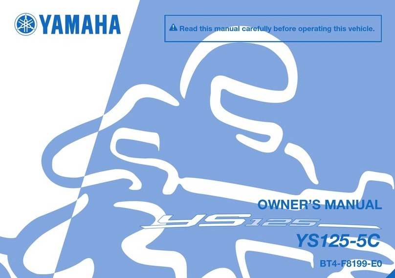 Yamaha YS125-5C 2016 User manual