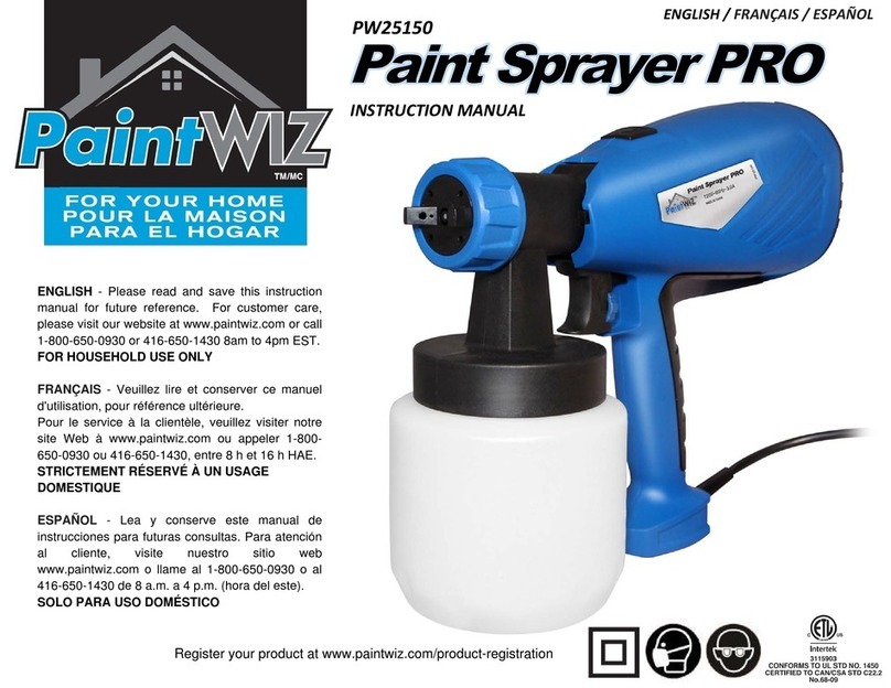 PaintWIZ PW25150 instruction manual
