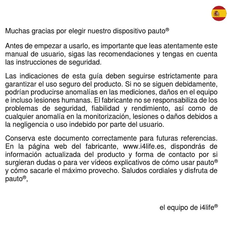 i4life pauto user manual
