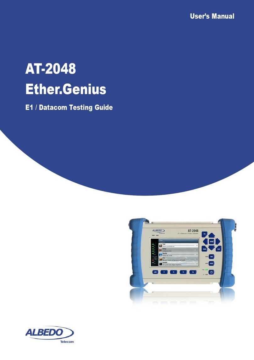 Albedo Telecom AT-2048 Ether.Genius user manual