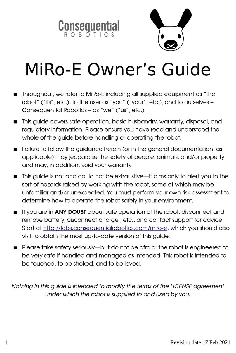 Consequential Robotics MiRo-E owner's guide