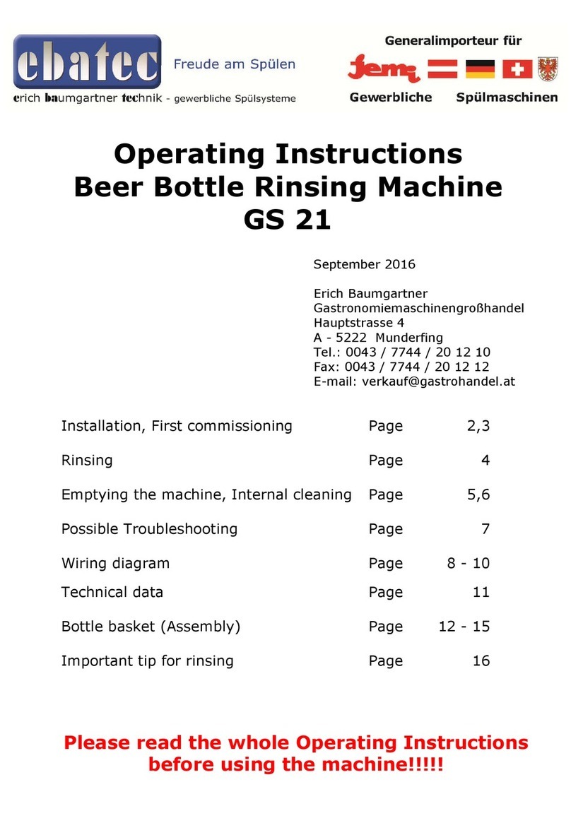 ebatec GS 21 operating instructions