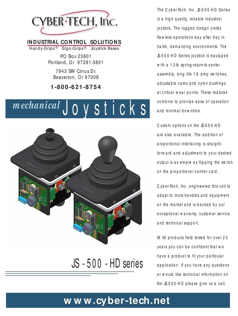 Cyber-Tech JS-500-HD Series Mounting instructions