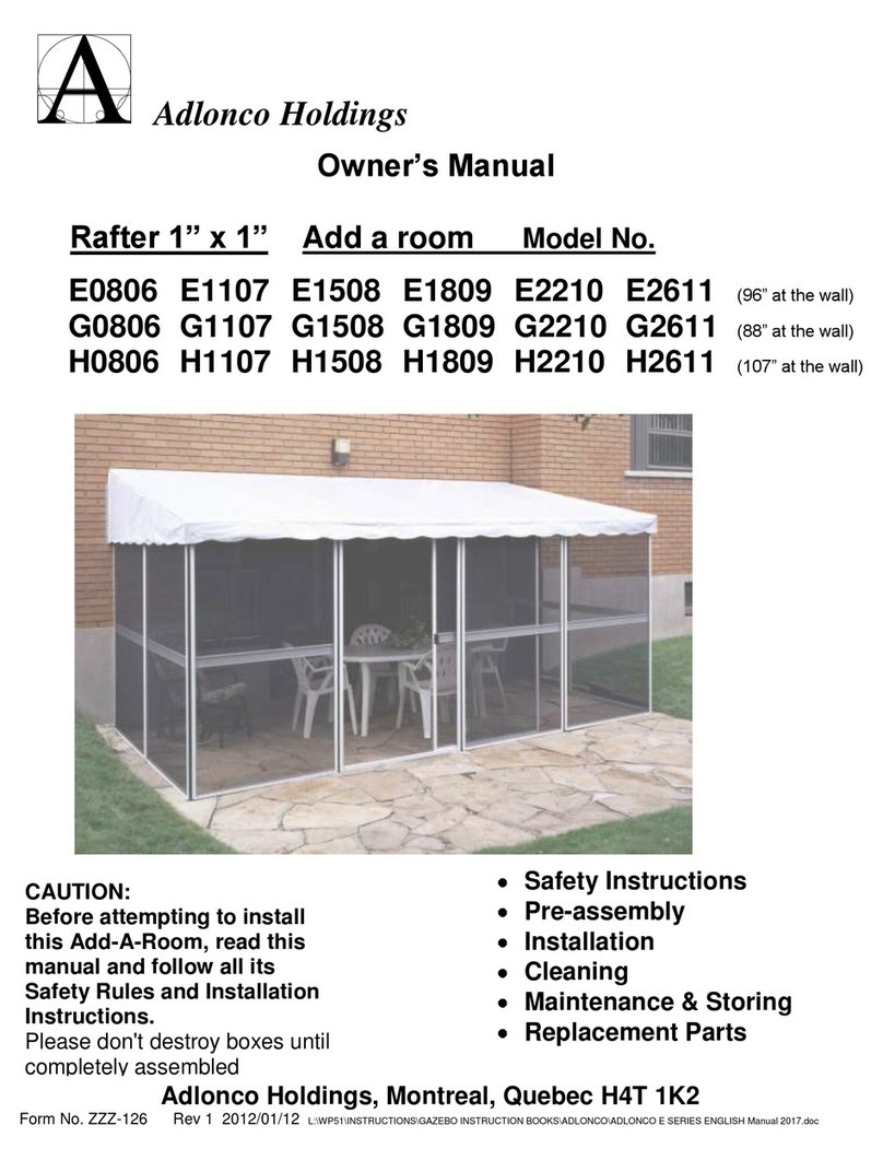 Adlonco Holdings E0806 owner's manual