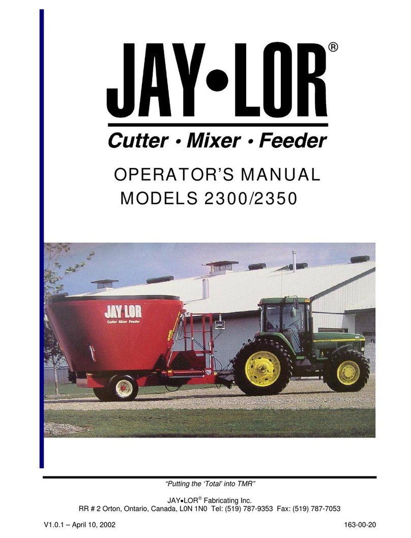 Jay-Lor 2300 Operator's manual