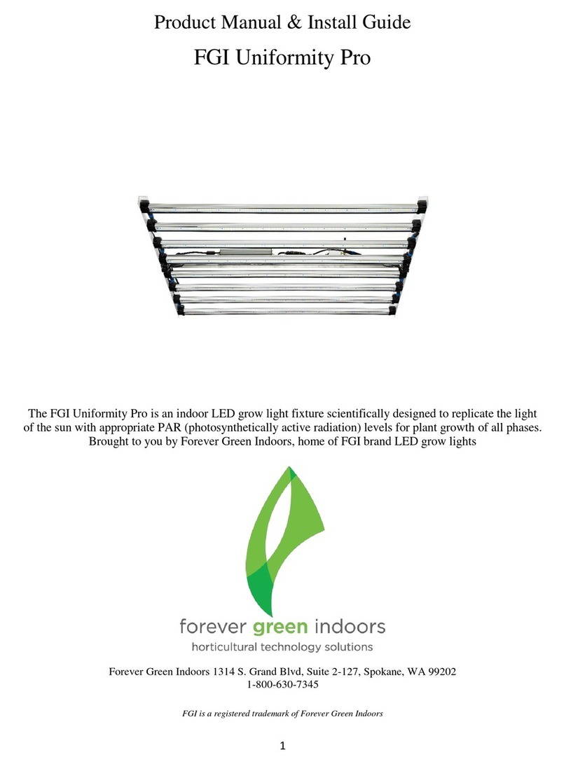 Forever Green Indoors FGI Uniformity Pro Product Manual & Install Guide