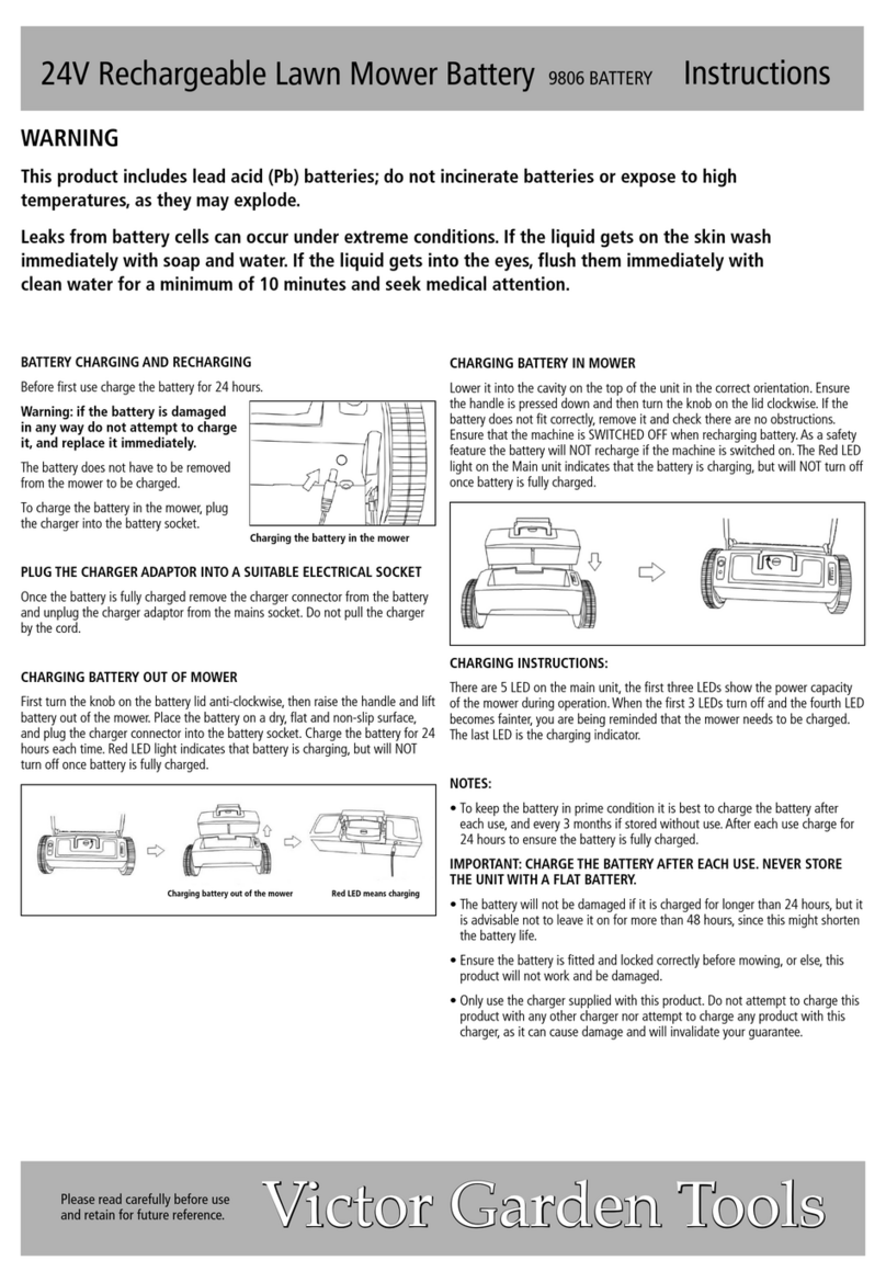 Victor Garden Tools 9806 instructions