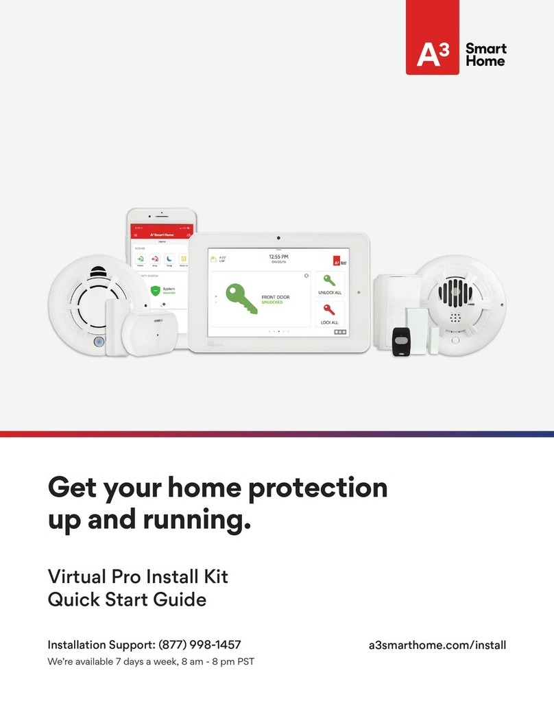 A3 Smart Home Virtual Pro Install Kit quick start guide