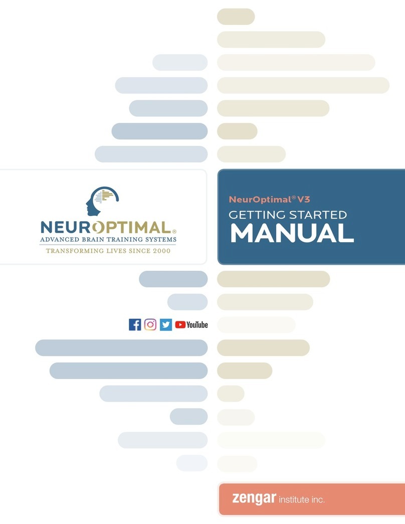 zengar NeurOptimal V3 Getting started manual