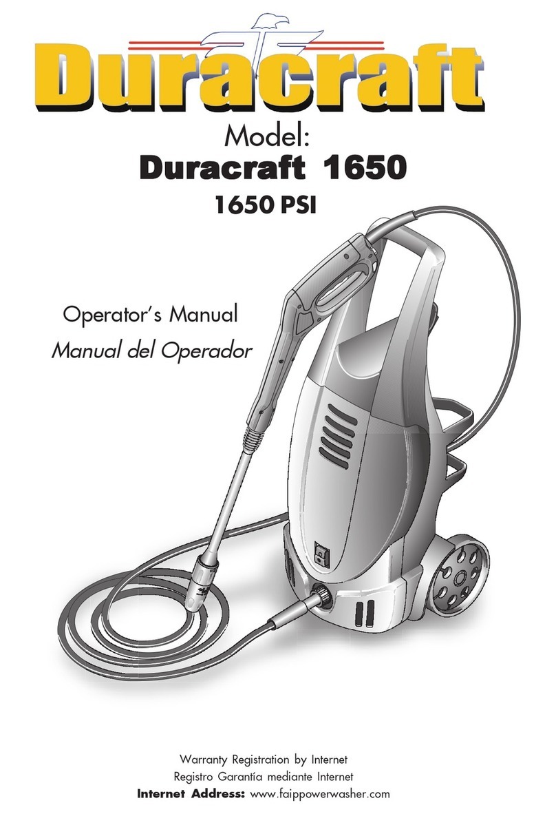 FAIP Duracraft 1650 Operator's manual
