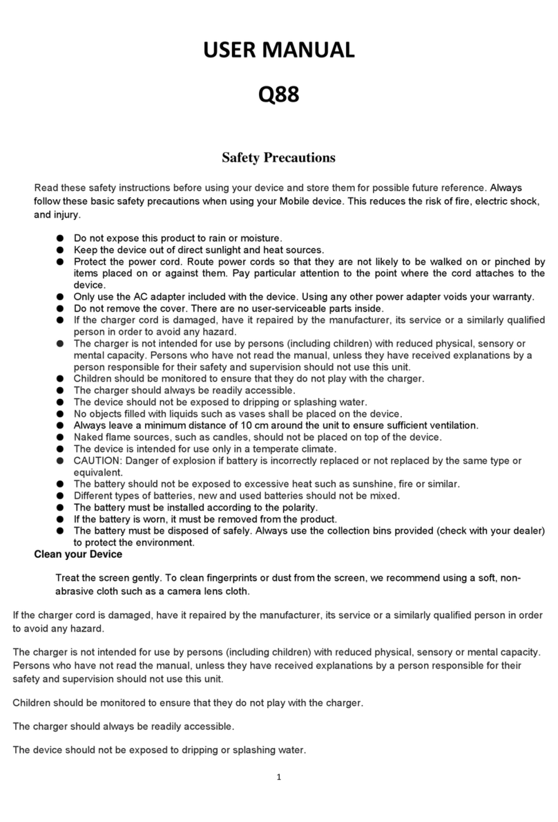 Dorry Electronics Q88 user manual