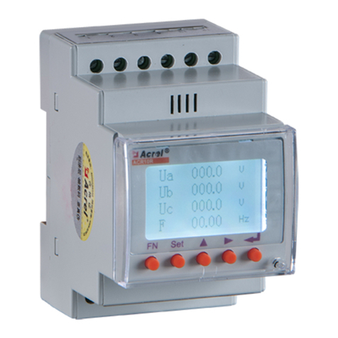 Acrel ACR10R-D TE Series Use and installation  manual