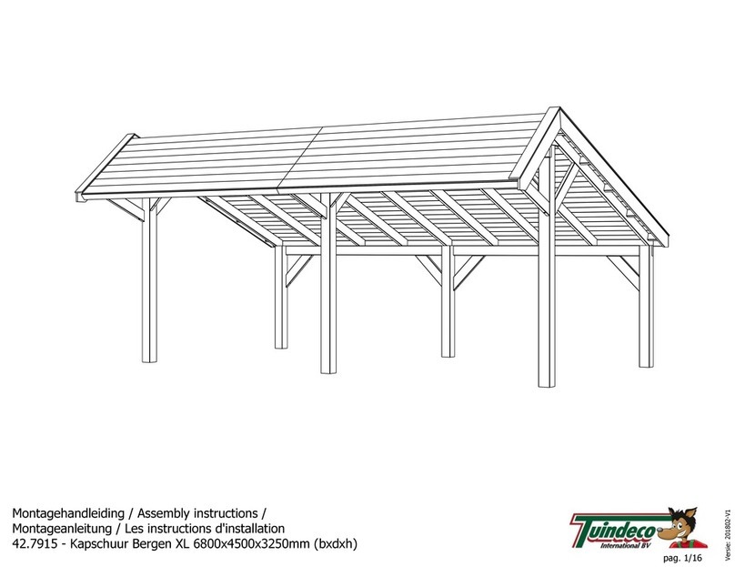 Tuindeco Bergen XL Assembly instructions