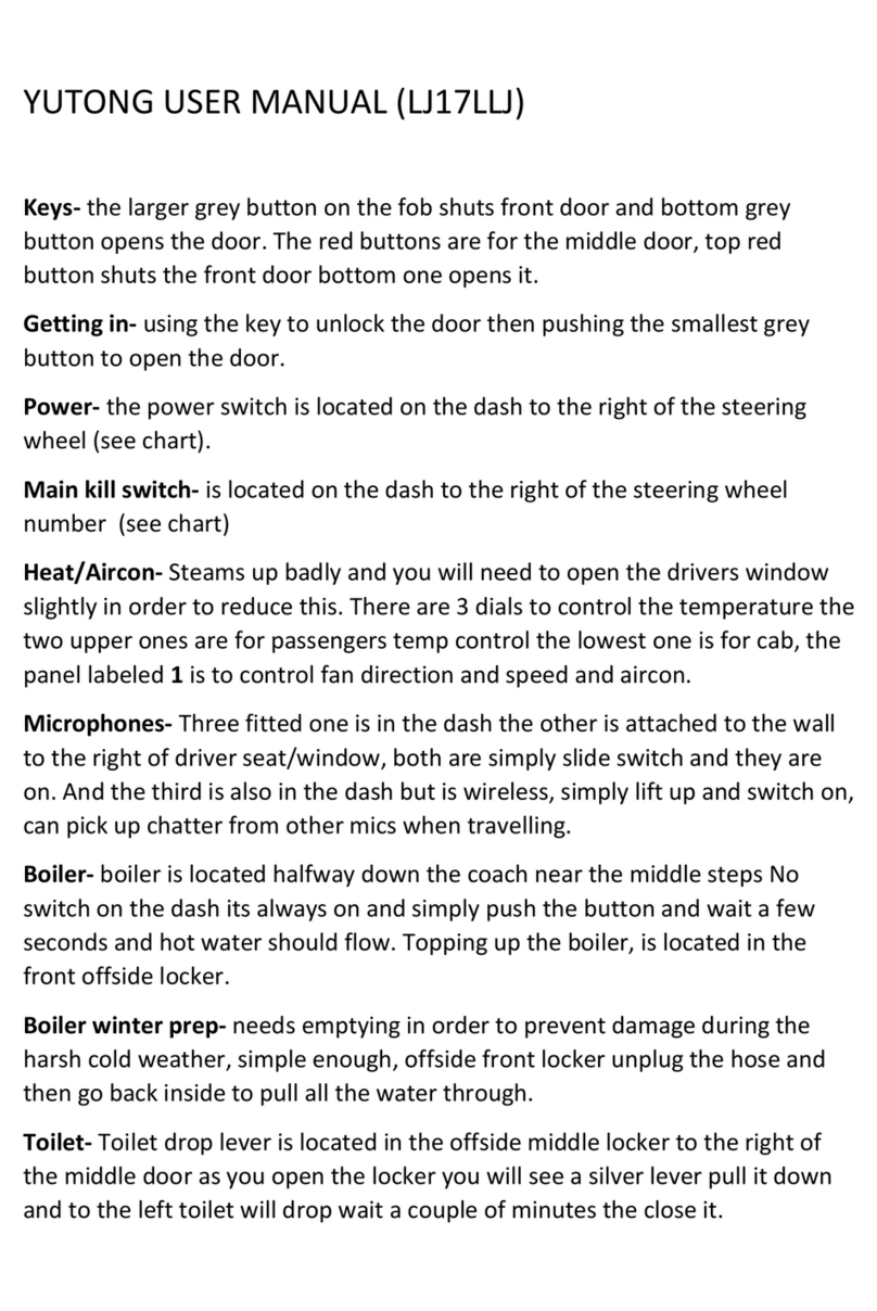 Yutong LJ17LLJ user manual
