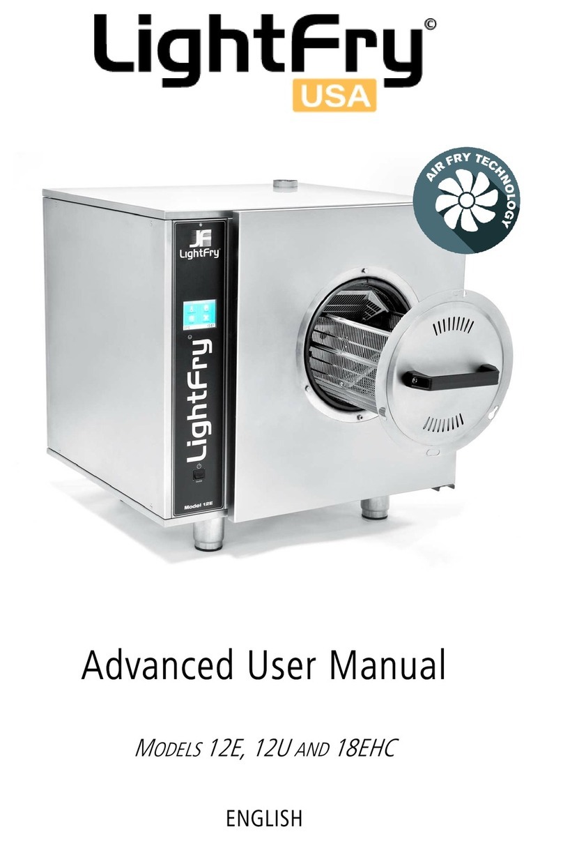LightFry 12E User manual