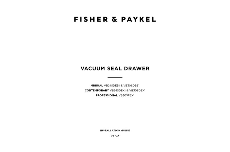 Fisher & Paykel MINIMAL VB24SDEB1 installation guide