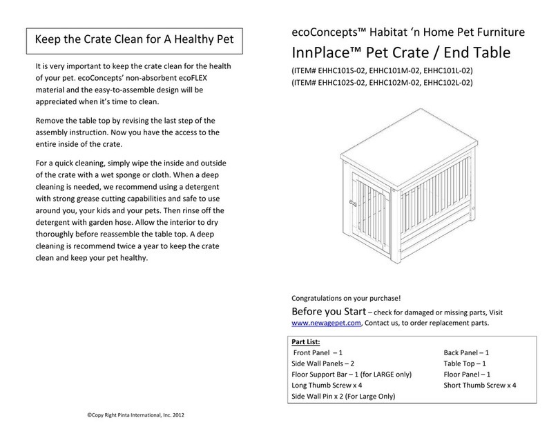 New Age Pet InnPlace EHHC101S-02 Assembly