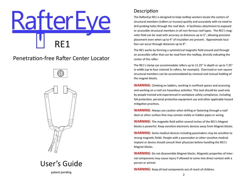 RafterEye RE1 User manual