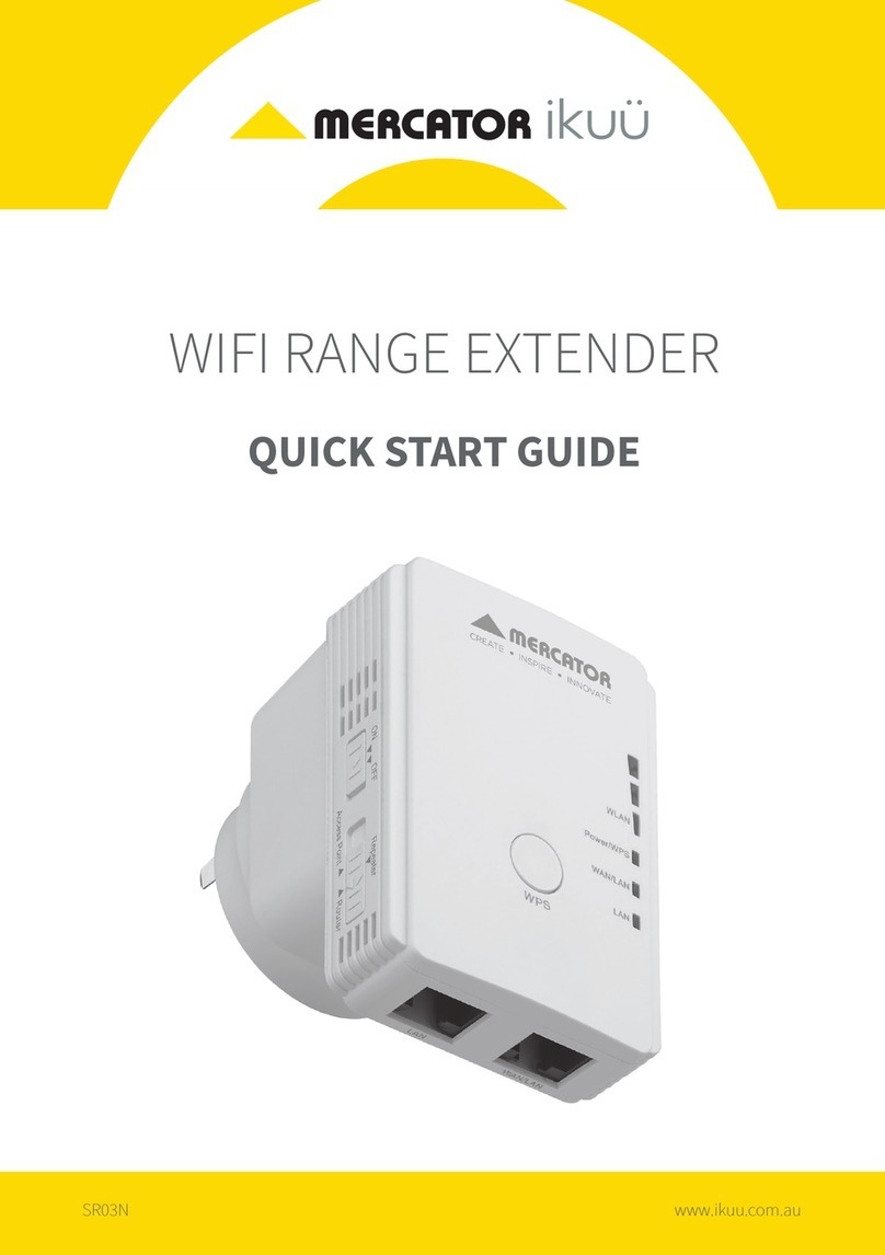 Mercator Ikuü SR03N quick start guide