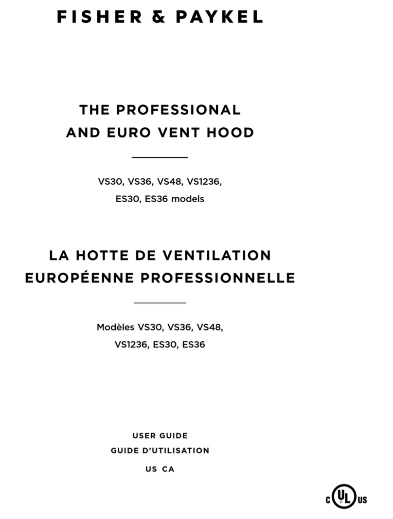 Fisher & Paykel VS30 User manual