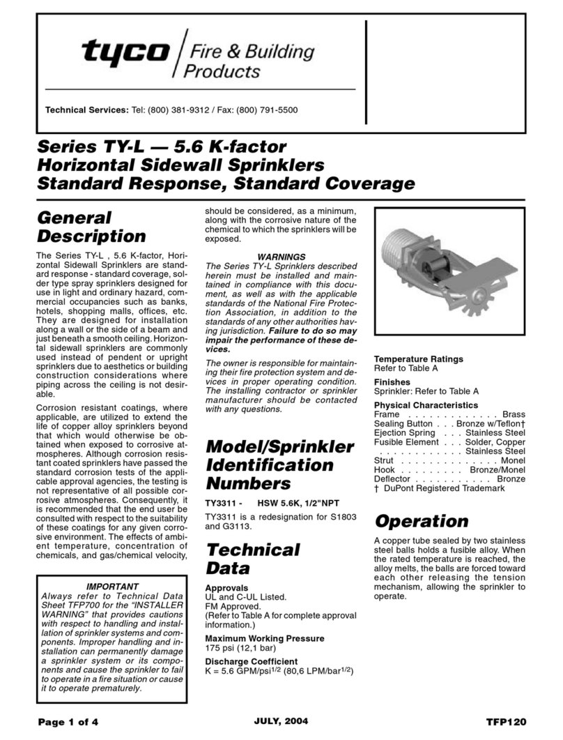 Tyco TY-L Series User manual