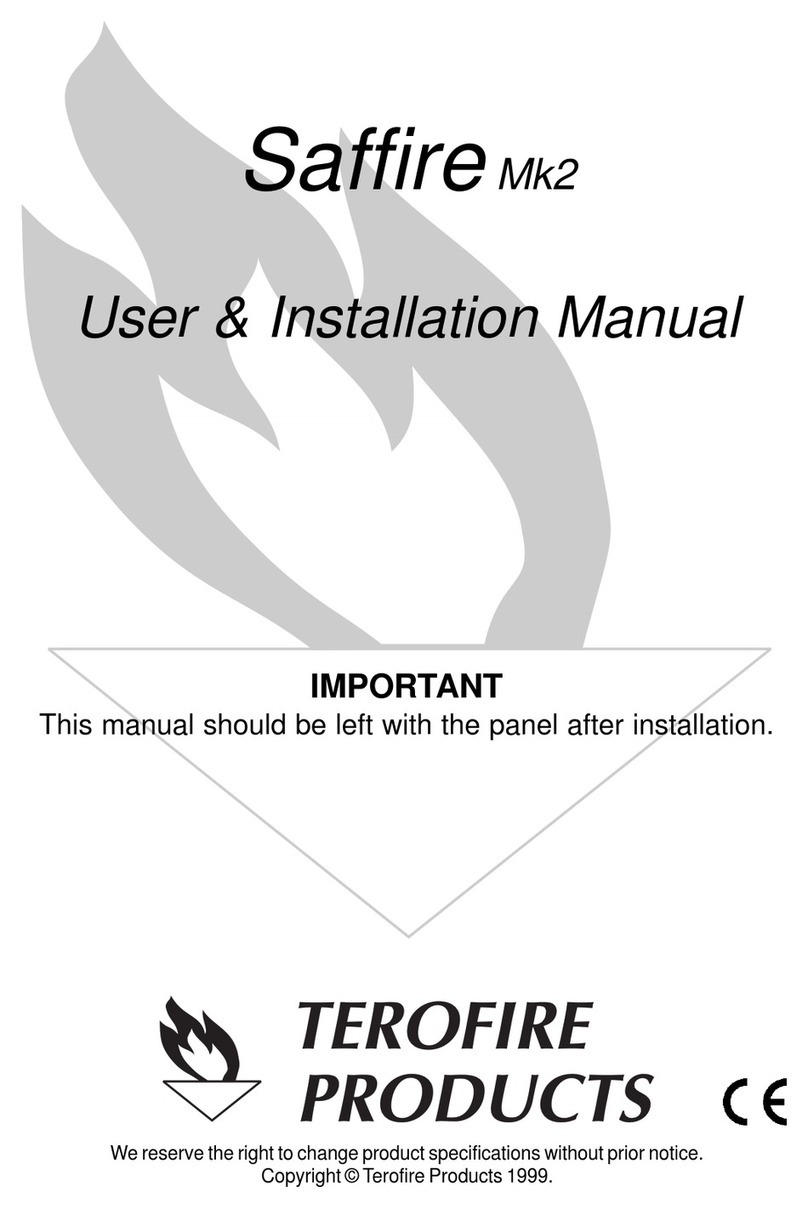 Terofire Products Saffire Mk2 User & installation manual Terofire Products Saffire Mk2 User & installation manual