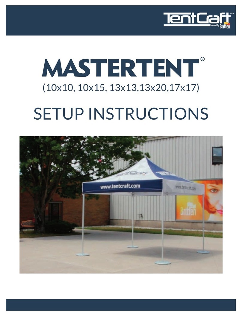 Britten TentCraft MASTERTENT Setup instructions Britten TentCraft MASTERTENT Setup instructions