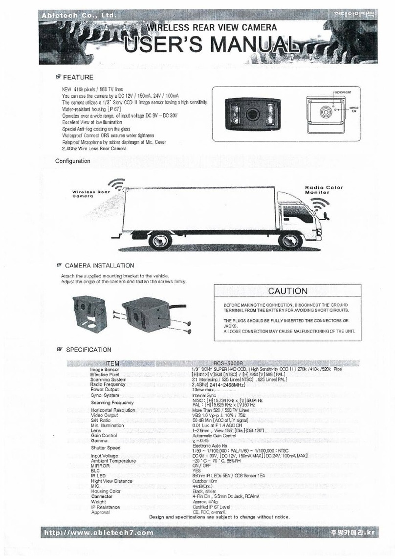 Abletech RCS-5000R user manual